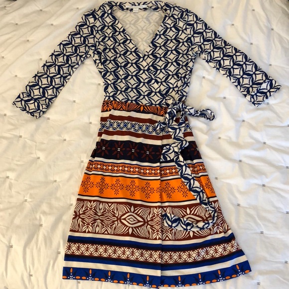 Diane Von Furstenberg Dresses & Skirts - Diane Von Furstenberg New Julian 2 Silk Wrap Dress